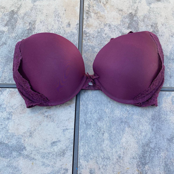 Victoria's Secret Dream Angels Push Up Maroon 32DD - Picture 1 of 3